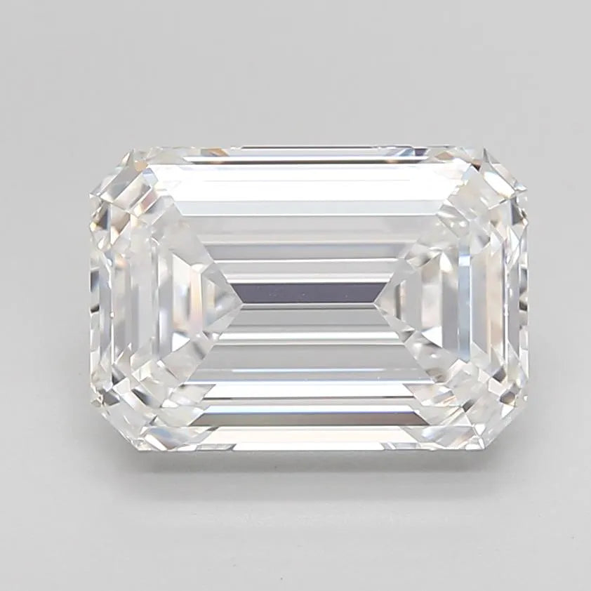 3.60ct Emerald Lab Grown Diamond (Colour D, Clarity IF, Cut EX, IGI Certified)