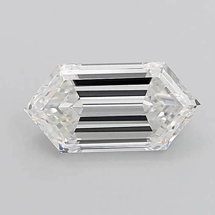 3.67ct Hexagonal Lab Grown Diamond (Colour F, Clarity VVS2, IGI Certified)