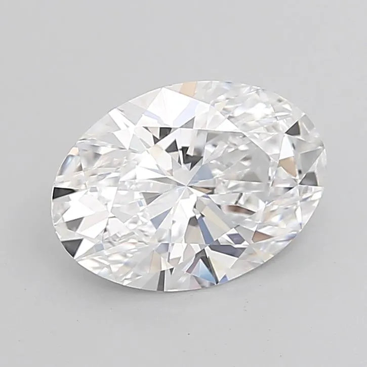 3.71ct Oval Lab Grown Diamond (Colour D, Clarity FL, Cut EX, IGI Certified)