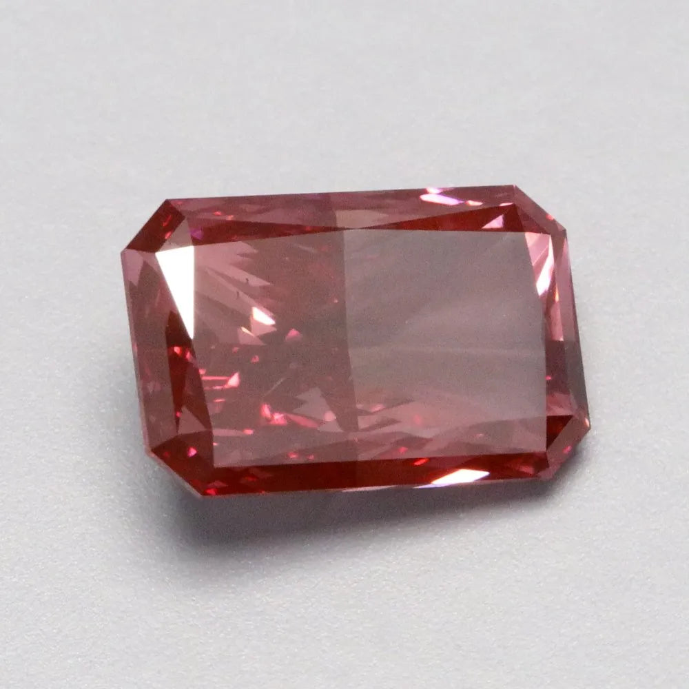 3.73ct Radiant Lab Grown Diamond (Colour Fancy Vivid Pink, Clarity VS1, IGI Certified)