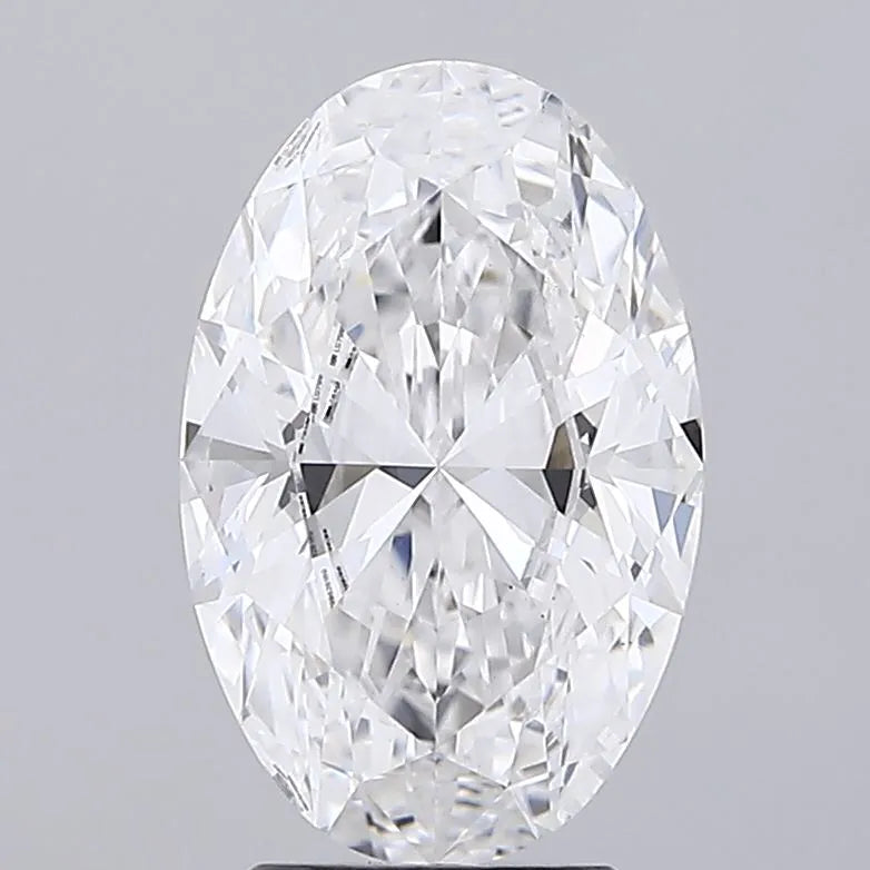 3.74ct Oval Lab Grown Diamond (Colour E, Clarity VS1, IGI Certified)