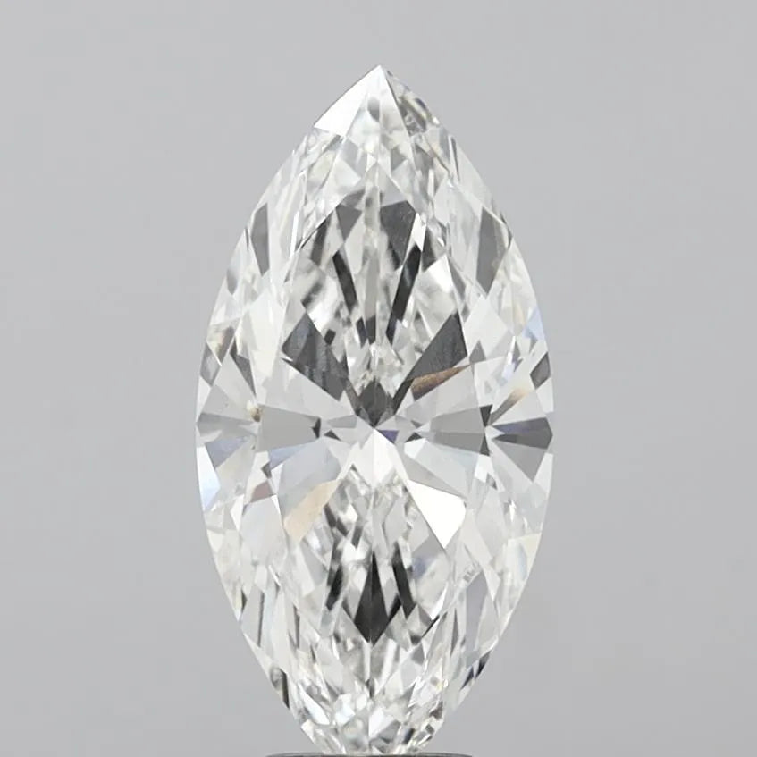 3.79ct Marquise Lab Grown Diamond (Colour F, Clarity VVS2, IGI Certified)