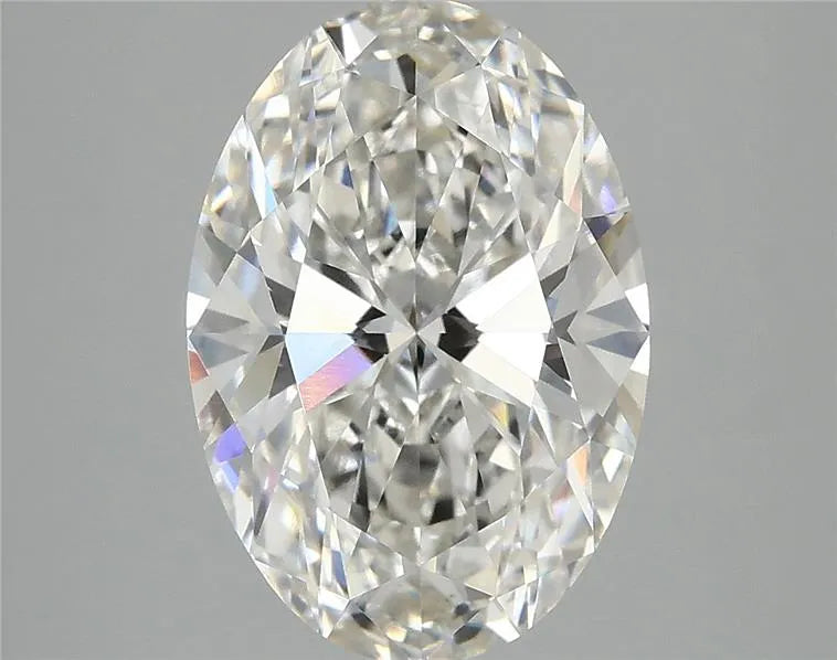 3.79ct Oval Lab Grown Diamond (Colour G, Clarity VVS2, IGI Certified)
