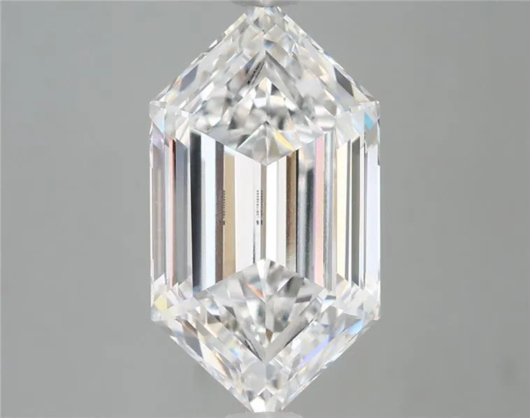 3.82ct Hexagonal Lab Grown Diamond (Colour D, Clarity VVS1, IGI Certified)