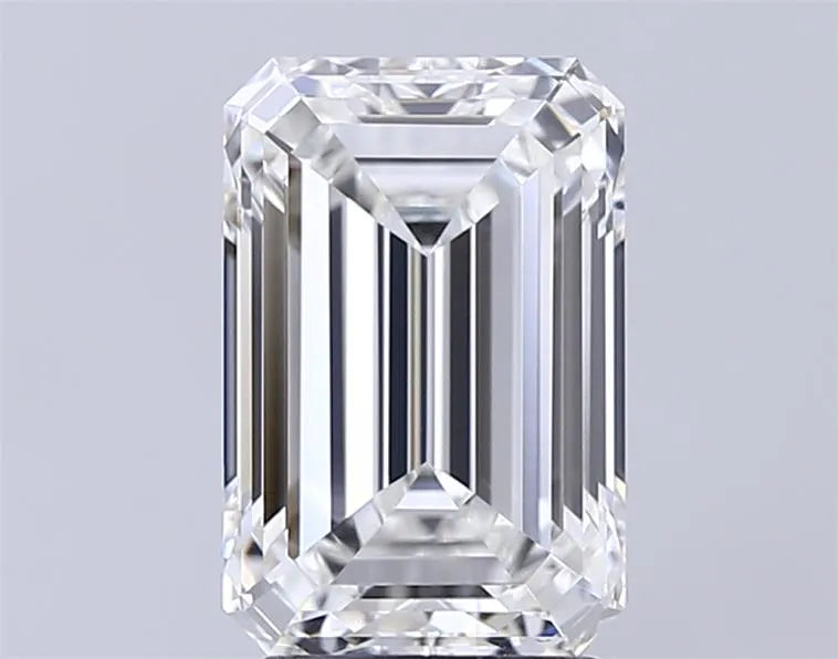 4.00ct Emerald Lab Grown Diamond (Colour F, Clarity VVS2, IGI Certified)