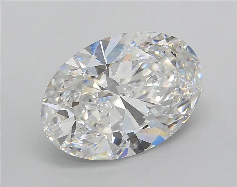 4.00ct Oval Lab Grown Diamond (Colour E, Clarity VVS2, Cut EX, IGI Certified)