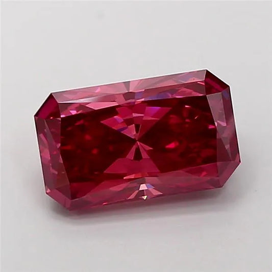 4.00ct Radiant Lab Grown Diamond (Colour Fancy Deep Pink, Clarity VS2, IGI Certified)