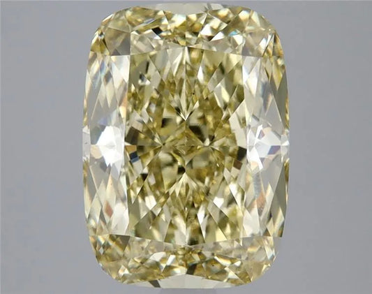 4.01ct Cushion modified Lab Grown Diamond (Colour Fancy Intense Yellow, Clarity VS1, IGI Certified)