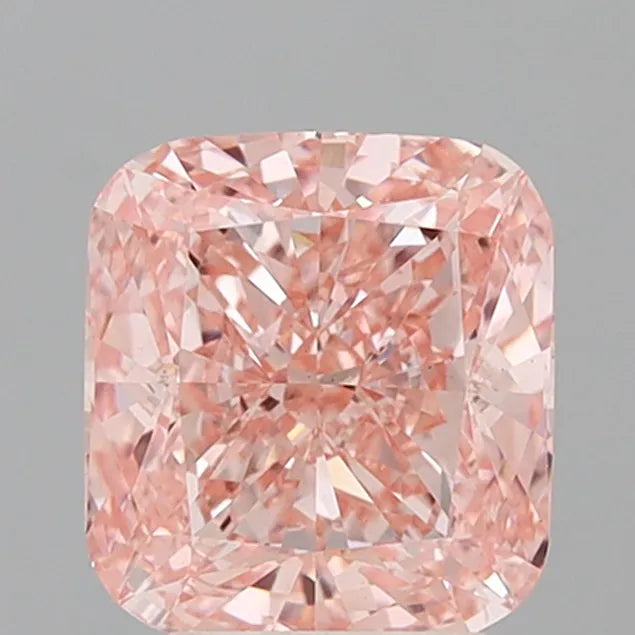 4.01ct Cushion modified Lab Grown Diamond (Colour Fancy Vivid Pink, Clarity VS1, IGI Certified)