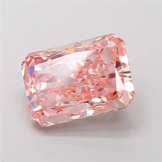 4.01ct Radiant Lab Grown Diamond (Colour Fancy Intense Pink, Clarity VS1, IGI Certified)
