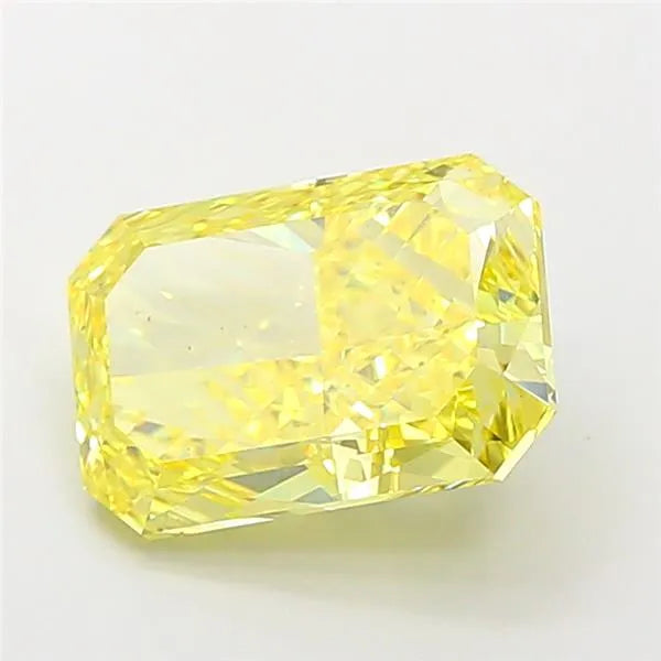 4.02ct Radiant Lab Grown Diamond (Colour Fancy Vivid Yellow, Clarity VS2, IGI Certified)