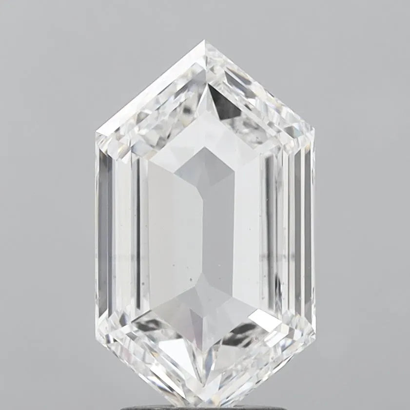 4.03ct Hexagonal Lab Grown Diamond (Colour E, Clarity VS1, IGI Certified)