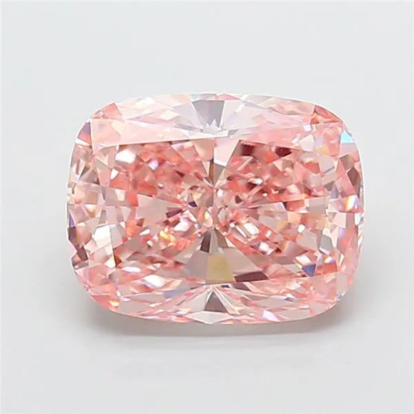 4.04ct Cushion modified Lab Grown Diamond (Colour Fancy Vivid Pink, Clarity VS1, IGI Certified)