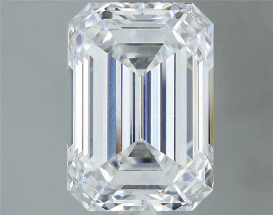 4.04ct Emerald Lab Grown Diamond (Colour F, Clarity IF, IGI Certified)