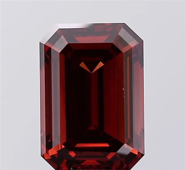 4.05ct Emerald Lab Grown Diamond (Colour Fancy Deep Brown, Clarity VS1, IGI Certified)