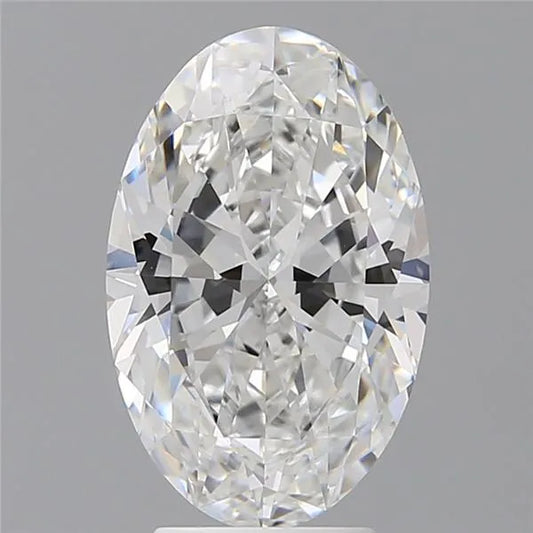 4.05ct Oval Lab Grown Diamond (Colour D, Clarity VVS1, IGI Certified)