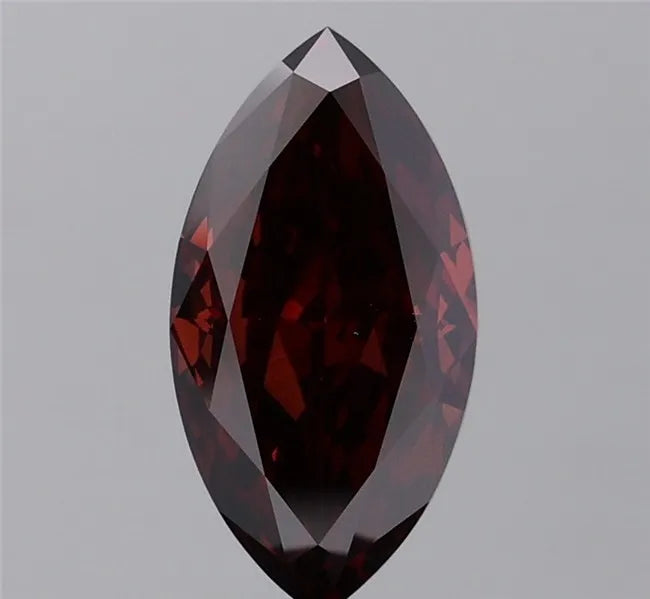 4.09ct Marquise Lab Grown Diamond (Colour Fancy Deep Brown, Clarity VS1, IGI Certified)