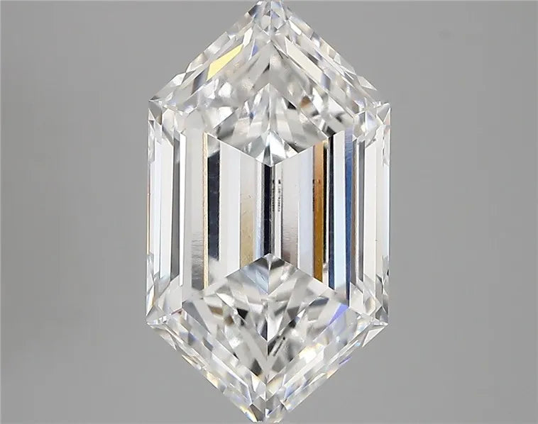 4.16ct Hexagonal Lab Grown Diamond (Colour D, Clarity VVS2, IGI Certified)