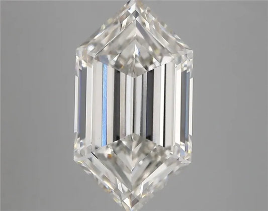 4.72ct Hexagonal Lab Grown Diamond (Colour F, Clarity VS1, IGI Certified)