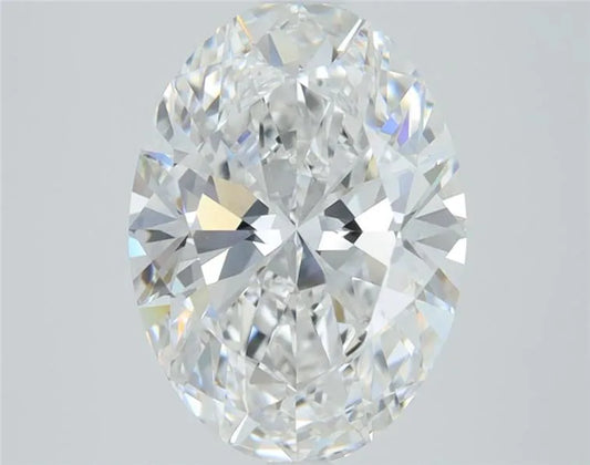 4.76ct Oval Lab Grown Diamond (Colour D, Clarity VVS2, IGI Certified)