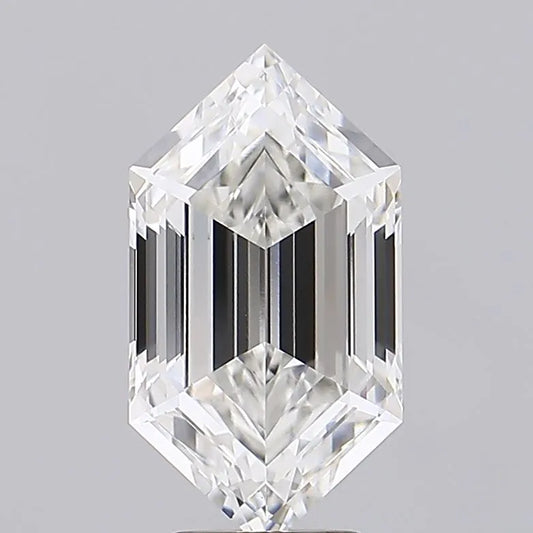 4.79ct Hexagonal Lab Grown Diamond (Colour F, Clarity VS1, IGI Certified)