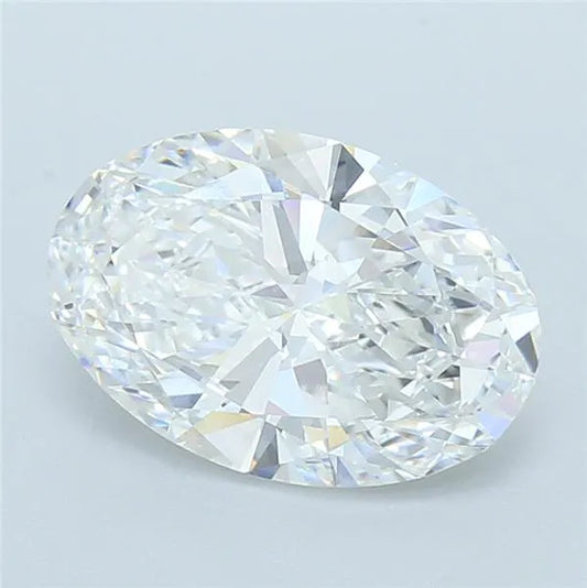 4.85ct Oval Lab Grown Diamond (Colour D, Clarity VVS2, IGI Certified)