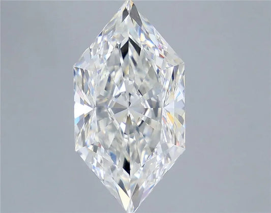 4.94ct Hexagonal Lab Grown Diamond (Colour F, Clarity VVS2, IGI Certified)