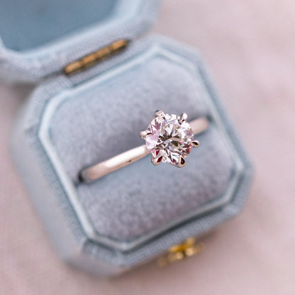 1.50ct Round Brilliant Natural Diamond Solitaire Ring – Lena