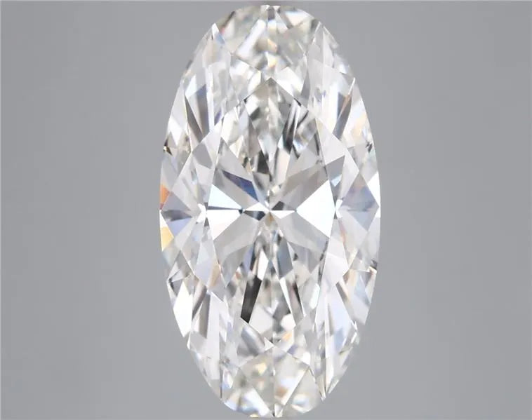 5.01ct Oval Lab Grown Diamond (Colour G, Clarity VVS2, IGI Certified)