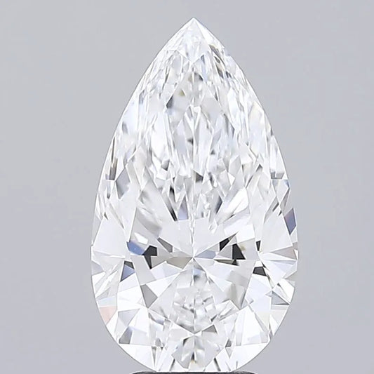 5.01ct Pear Lab Grown Diamond (Colour D, Clarity VVS2, IGI Certified)