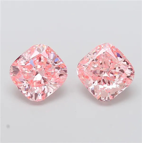 5.02ct Cushion modified Lab Grown Diamond (Colour Fancy Vivid Pink, Clarity VS1, IGI Certified)