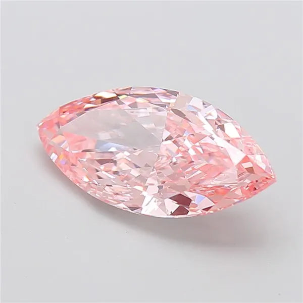 5.02ct Marquise Lab Grown Diamond (Colour Fancy Vivid Pink, Clarity VVS2, IGI Certified)