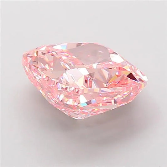 5.03ct Cushion modified Lab Grown Diamond (Colour Fancy Vivid Pink, Clarity VVS2, IGI Certified)