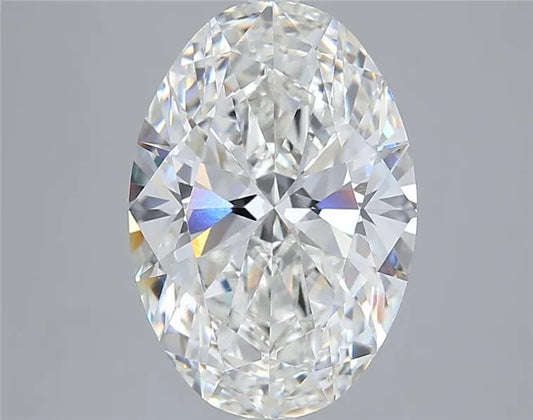 5.03ct Oval Lab Grown Diamond (Colour F, Clarity VVS2, IGI Certified)