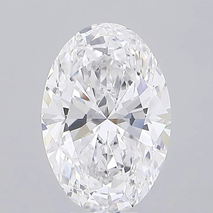 5.05ct Oval Lab Grown Diamond (Colour E, Clarity VVS2, IGI Certified)