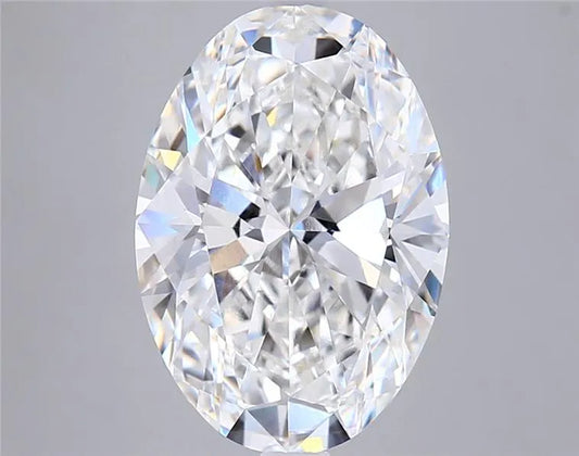 5.05ct Oval Lab Grown Diamond (Colour F, Clarity VVS2, IGI Certified)