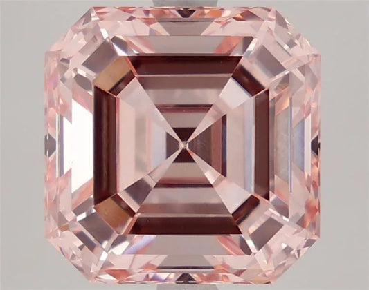 5.06ct Asscher Lab Grown Diamond (Colour Fancy Intense Pink, Clarity VVS2, IGI Certified)