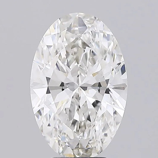 5.20ct Oval Lab Grown Diamond (Colour G, Clarity VVS2, IGI Certified)