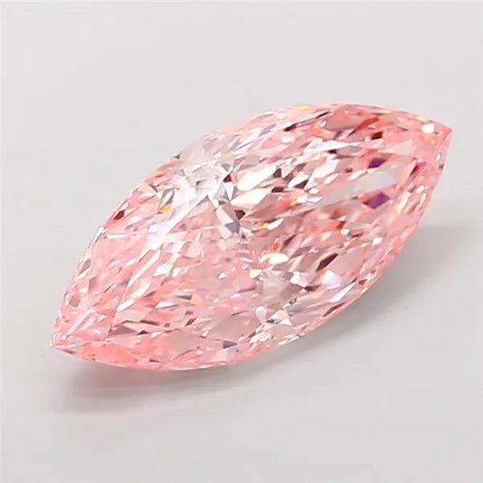 5.52ct Marquise Lab Grown Diamond (Colour Fancy Vivid Pink, Clarity VVS2, IGI Certified)