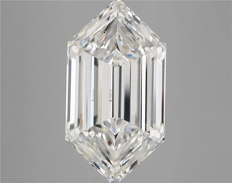 6.10ct Hexagonal Lab Grown Diamond (Colour E, Clarity VVS1, IGI Certified)