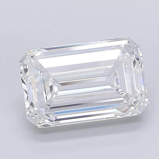 6.22ct Emerald Lab Grown Diamond (Colour E, Clarity VVS1, IGI Certified)