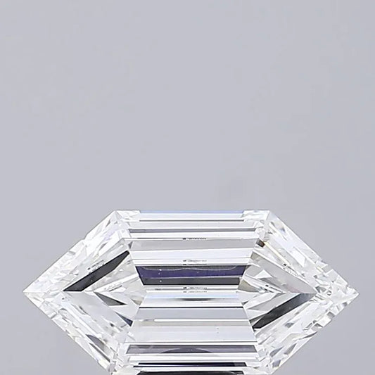 7.02ct Hexagonal Lab Grown Diamond (Colour E, Clarity VS1, IGI Certified)