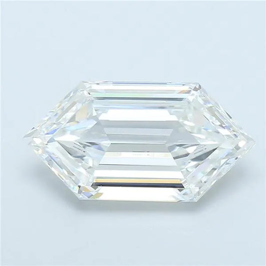 7.02ct Hexagonal Lab Grown Diamond (Colour F, Clarity VVS2, IGI Certified)
