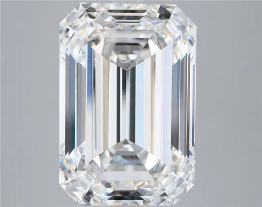 8.01ct Emerald Lab Grown Diamond (Colour E, Clarity VVS1, IGI Certified)