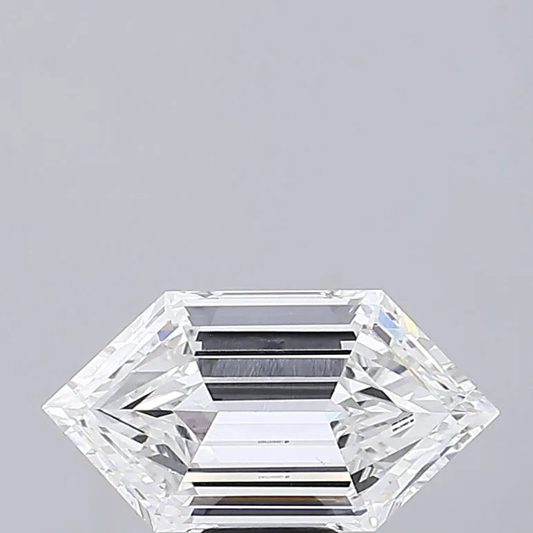8.19ct Hexagonal Lab Grown Diamond (Colour F, Clarity VS1, IGI Certified)