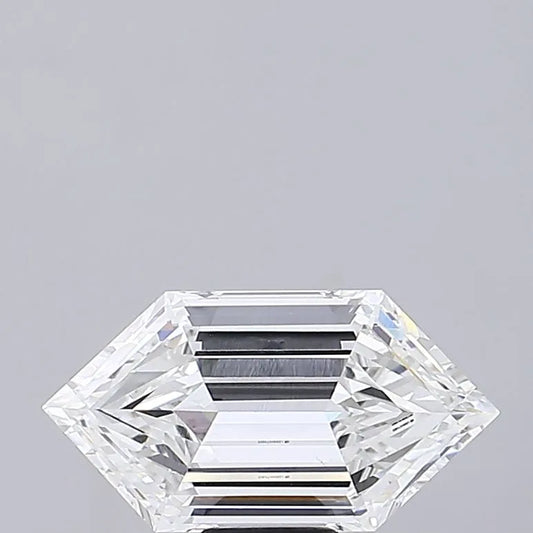 8.19ct Hexagonal Lab Grown Diamond (Colour F, Clarity VS1, IGI Certified)