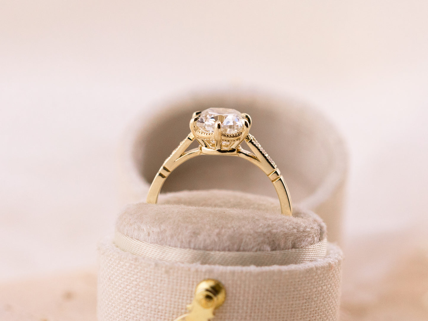 2.05ct old mine cut engagement ring - Iris