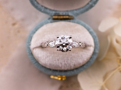2.00ct Old European Cut Lab Diamond Ring