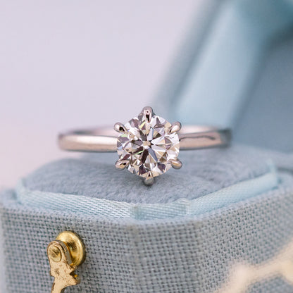 1.50ct Round Brilliant Natural Diamond Solitaire Ring – Lena