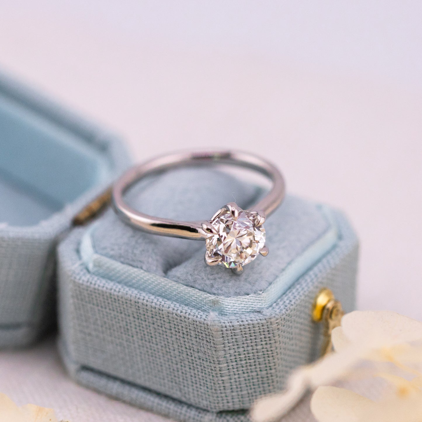 1.50ct Round Brilliant Natural Diamond Solitaire Ring – Lena